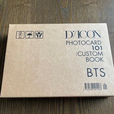 [USED] D'ICON PHOTOCARD 101 : CUSTOM BOOK BTS