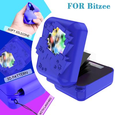 Silicone Case Shockproof Protective Case with Lanyard Protective Skin Sleeve Protective Cover for Bitzee Disneys Interactive Toy