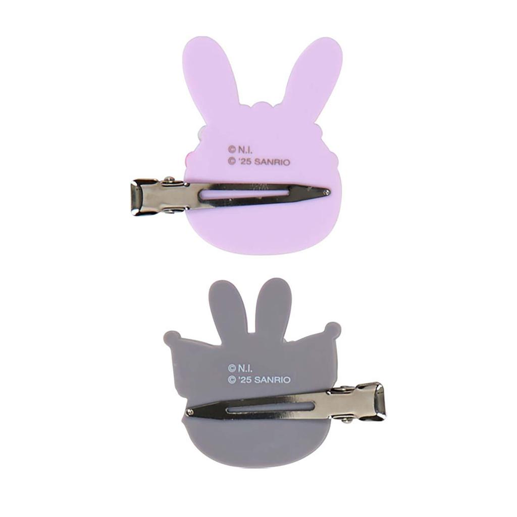 Sanrio Mezzo Piano Kuromi Bangs Clips of and Ages 3 and Product 328995 (Set 2) - Right-Facing Left-Facing, Up, Number