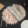 4Pcs Distinctive Place Mats Elegant Dinner Mats Table Decoration Supplies Insulation Pad  Balcony