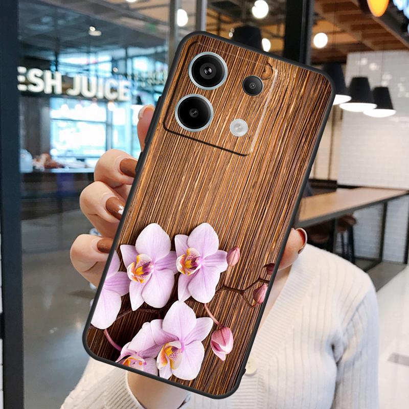 Orchid Flowers Colorful Case For Xiaomi Redmi Note 14 Pro 10 11 12 13 15 Pro Plus Redmi 15C 14C 10C 12C 13C 15 Cover