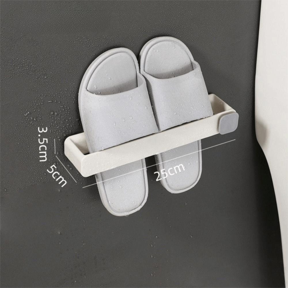 No Punching Bathroom Slipper Shelf Wall Mounted Flip Flop Shelf High Quality Shoe Rack