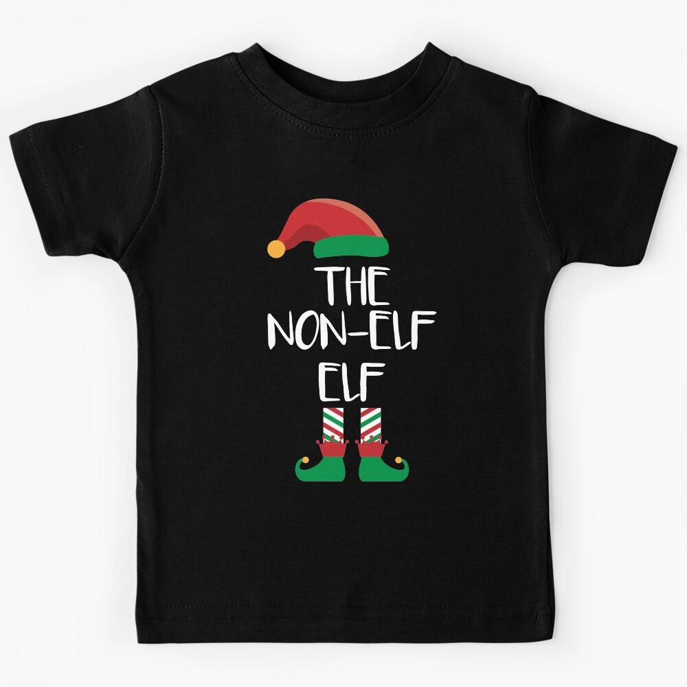 CHRISTMAS ELF COSTUME, THE NON-ELF ELF Kids T-Shirt 120