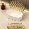 Hollow Light Luxury Double Drain Soap Box Plastic Soap Dish Simple Drain Soap Holder  Bathroom