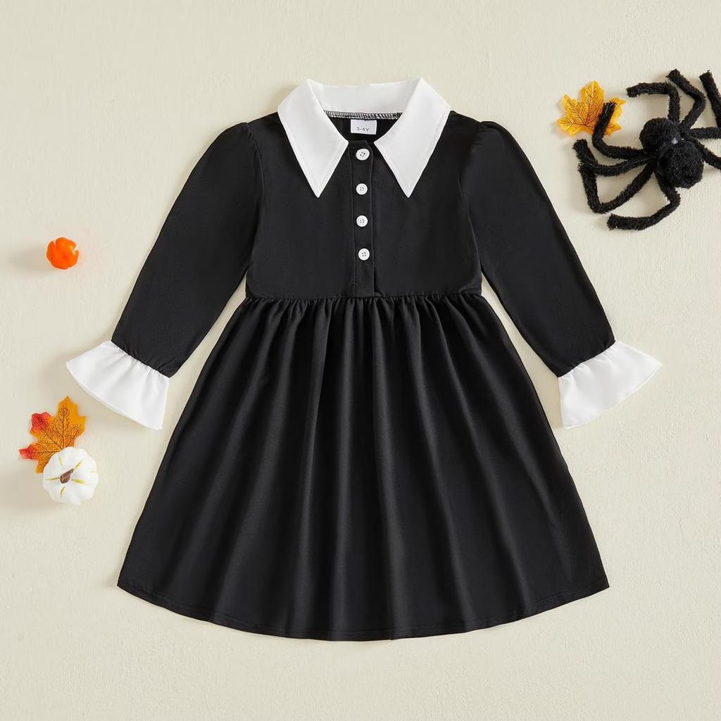 Women's Gothic Cosplay Costume, Halloween Party Role Play Outfit for Adults