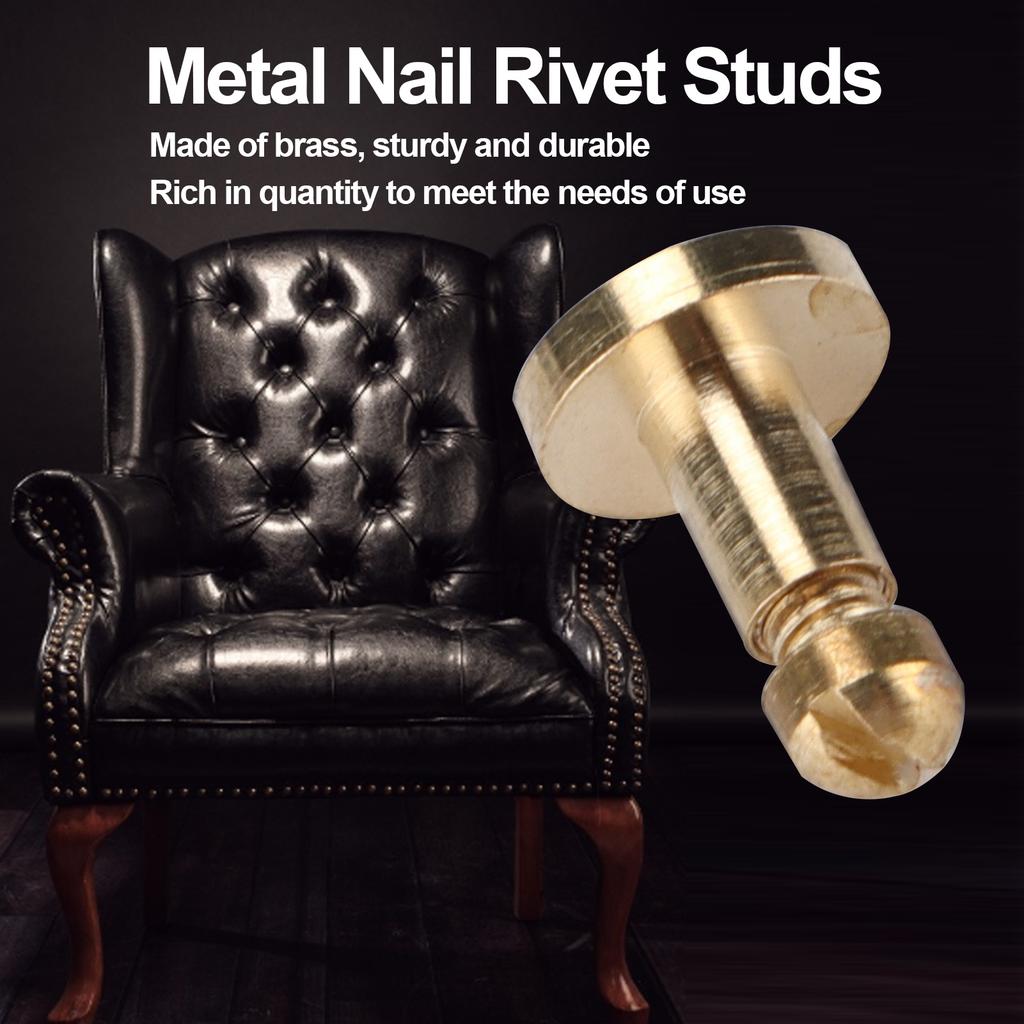 10 Seturi Șuruburi pentru Legat Cărți Legare Ușoară Dezasamblare Robust Nituri pentru Registre pentru Artizanat din Piele Registru