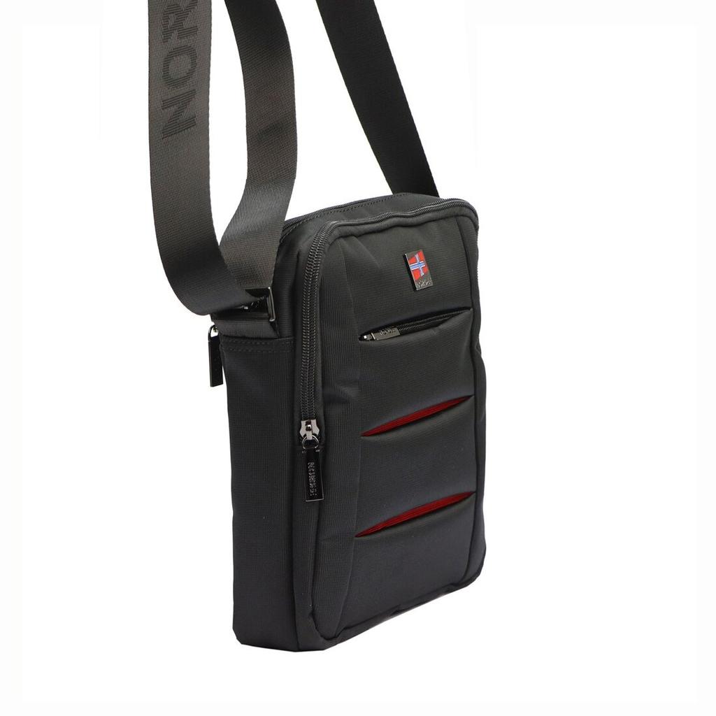 Trwała saszetka męska wykonana z poliestru Nordee S121