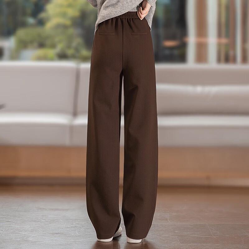 Sibaishe Women's High-Waisted Wide-Leg Casual Pants