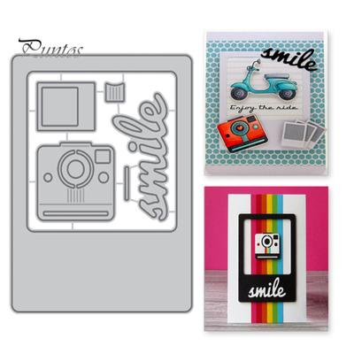 Camera Stansmessen DIY Scrapbook Emboss Papier Kaarten Album Knutsel Punch Stencil