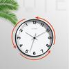 Reverse Clock Creative Time Back Art Decorative Round Wall Clock Modern Design Living Room Decoration Clock Wall Home Decoration