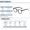 Fashion Ladies Cat Eye TR Frame Anti Blue Light Prescription Myopia Glasses Photochromic Custom Design