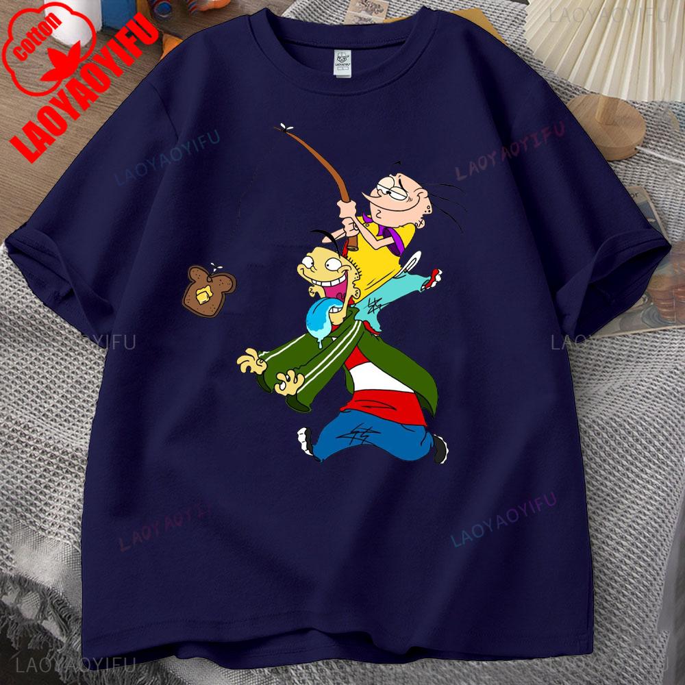 EdEdd N Eddy Unisex T Shirt EdEdd N Eddy Printed Tshirt Tops EdEdd N Eddy 90s Funy T Shirt Cartoon Figure High Quality Cotton