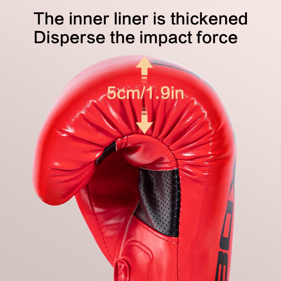 4 6 8 10 12oz Pánské Dámské Boxerské Rukavice Boxerské Tréninkové Soutěžní Bojové Rukavice Boxerské Rukavice na Trénink na Pytli Boxerské MMA