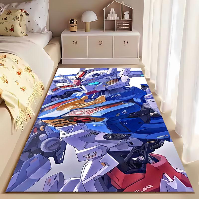 Robot Warrior Mecha Design Carpet Suitable As a Non-slip Mat for the Living Room or Bedroom Sofa