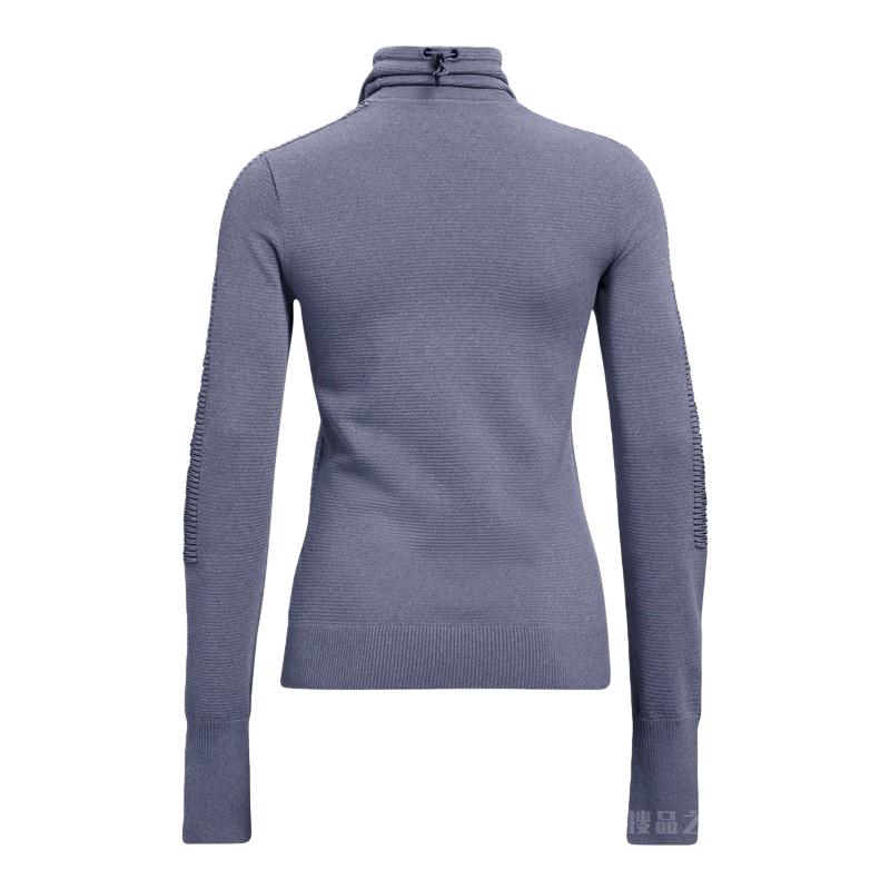 Under Armour FW22 Jednolity Kolor Nadruk z Logo Stójka Sportowa Bluza z Kapturem Damskie bluzy z kapturem Fioletowy 1371576-767