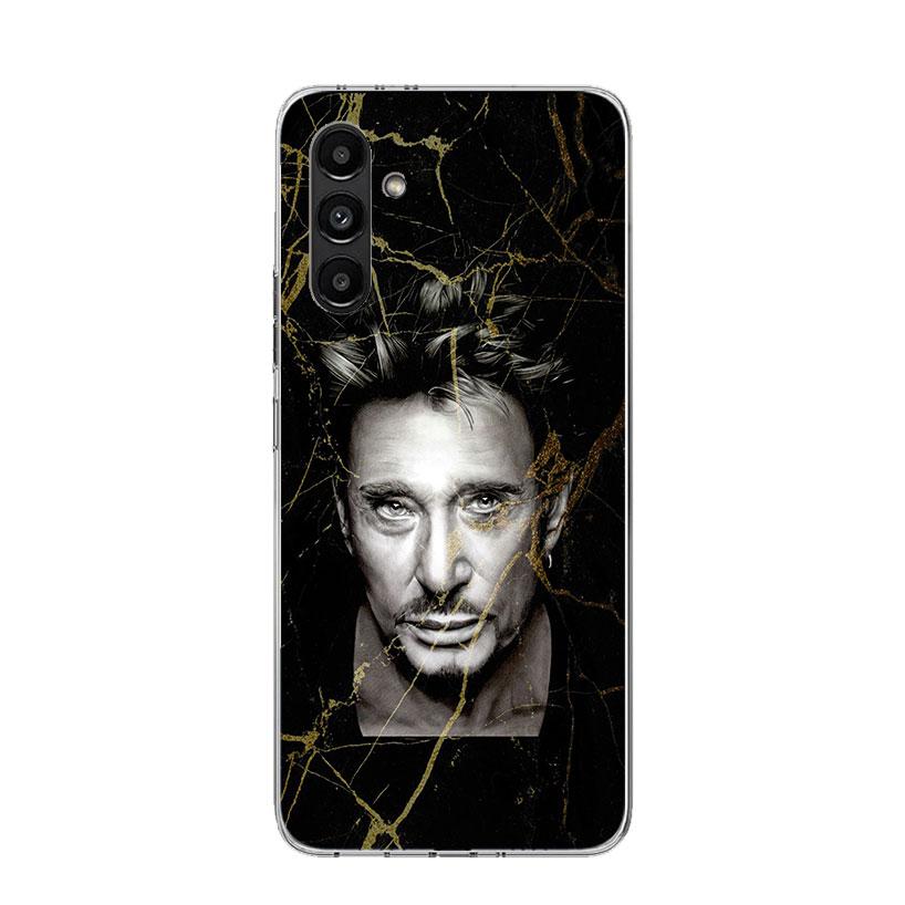 Johnny Hallyday Music Case Phone Cover for Samsung Galaxy A16 A56 A36 A26 A15 A55 A35 A25 A14 A54 A34 A24 A13 A53 A33 A23 A05S A