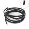 1Pcs Car 2M Black U Shape Strip Door Bumper Grill Interior Exterior Scratch Protector Edge Guard Rubber Strip