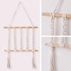 Cotton Rope Woven Tapestry Wall Mounted Wall Hanging Pendant Craft Storage Rack  Home