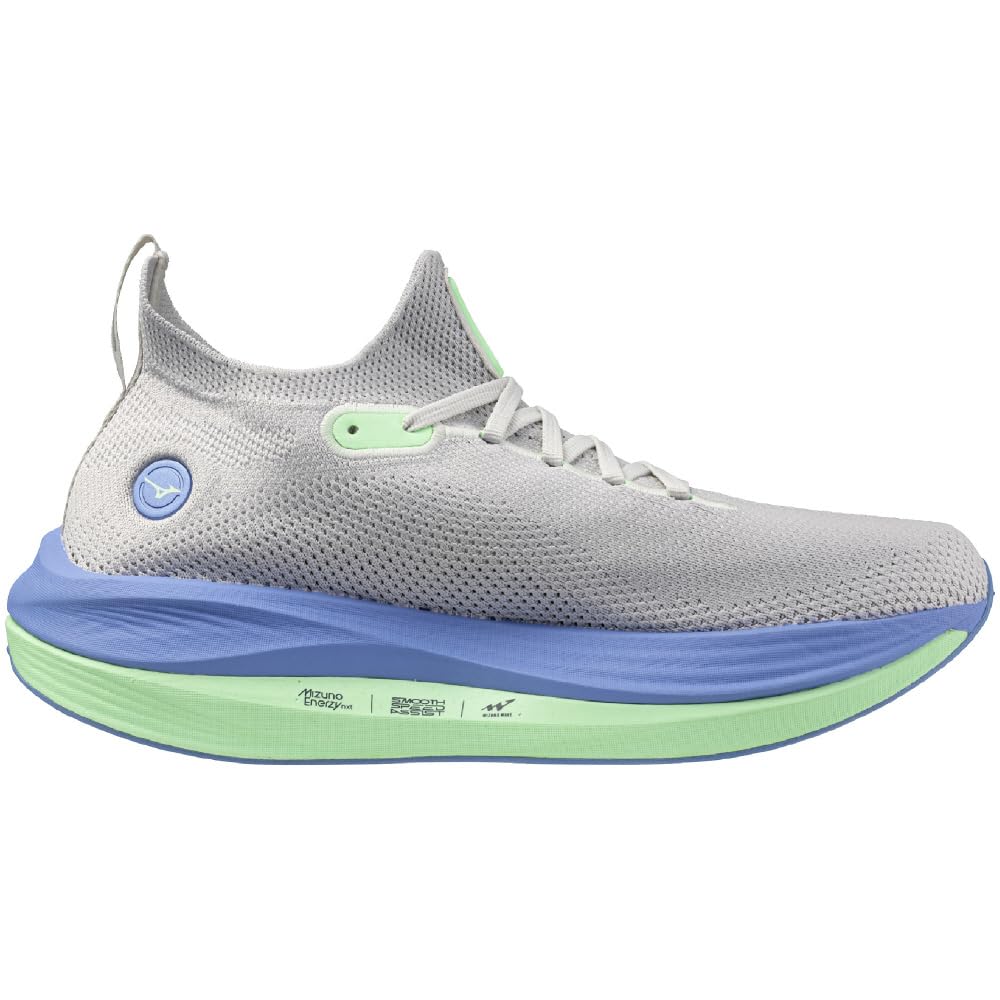 Mizuno NEO VISTA Running Thick Light Gray X Mint Green X 2E Shoes, Jogging, Marathon, Training, Sports, Lightweight, Resilient, Sole, Blue, 27.5 Cm,