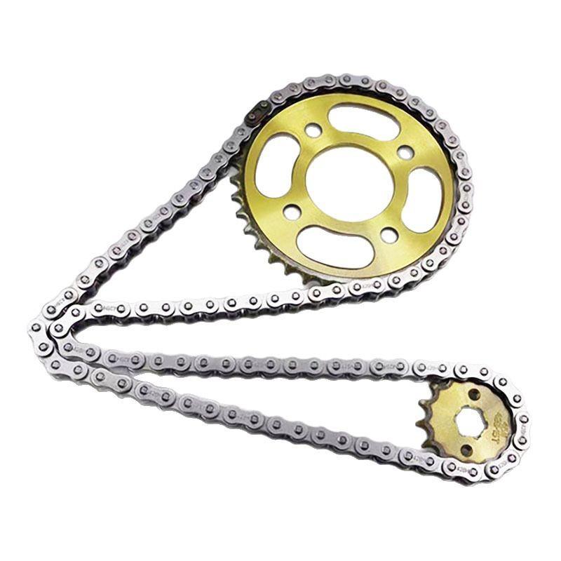 CG125 Motorcycle Chain Sprocket Set 38T Rear 19T Front ZHUJIANG XINGFU Motorbike Replacement Parts