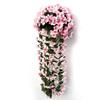 Violet Artificial Flowers Valentines Day Party Decoration Simulation Wall Hanging Flower Basket Orchid False Silk Vine Flowers