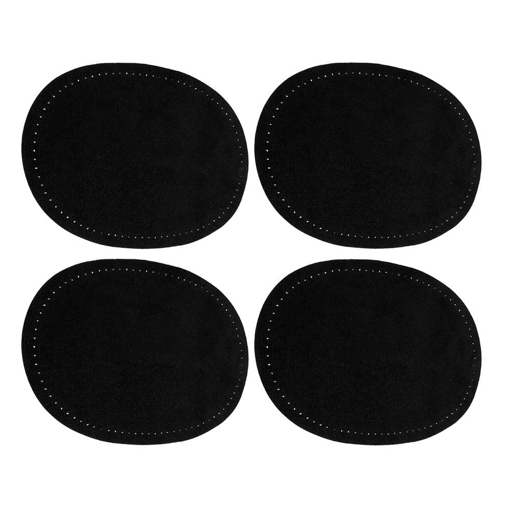 2Pair Elbow and Knee Patches Fake Sewing Applique for Jeans Trousers Jackets Sweaters Decorative Repair