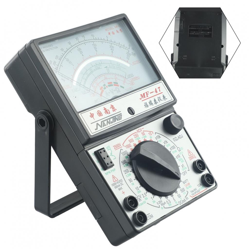 18.7*11.8*4.7cm Battery Tester MF-47 Multimeter Voltmeter Analog