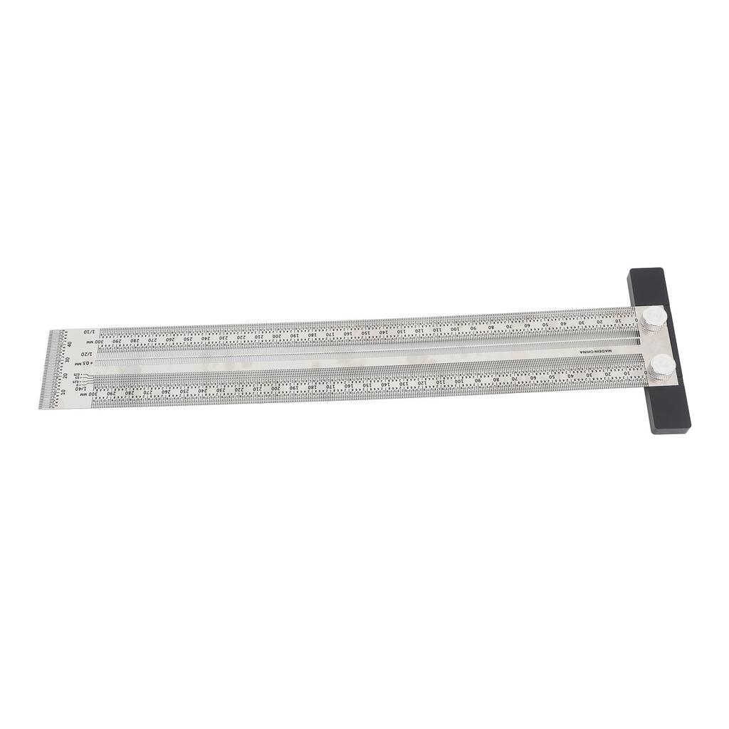 Ultra Accurate Marking T Ruler Stainless Steel Woodworking Scribing T Ruler High Accuracy Carpenter Mark T Ruler