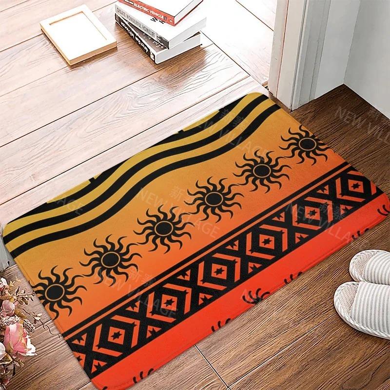 Boho Pattern Vintage Door Mats Anti-Slip Polyester Bathroom Shower Carpets Kitchen Bedroom Floor Foot Rug Home Entrance Decor