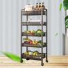 Movable Kitchen Storage Shelf with Baskets