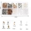 10 Styles 530 Pieces Earring Clasps,earring Push Clasps Butterfly Shape Metal