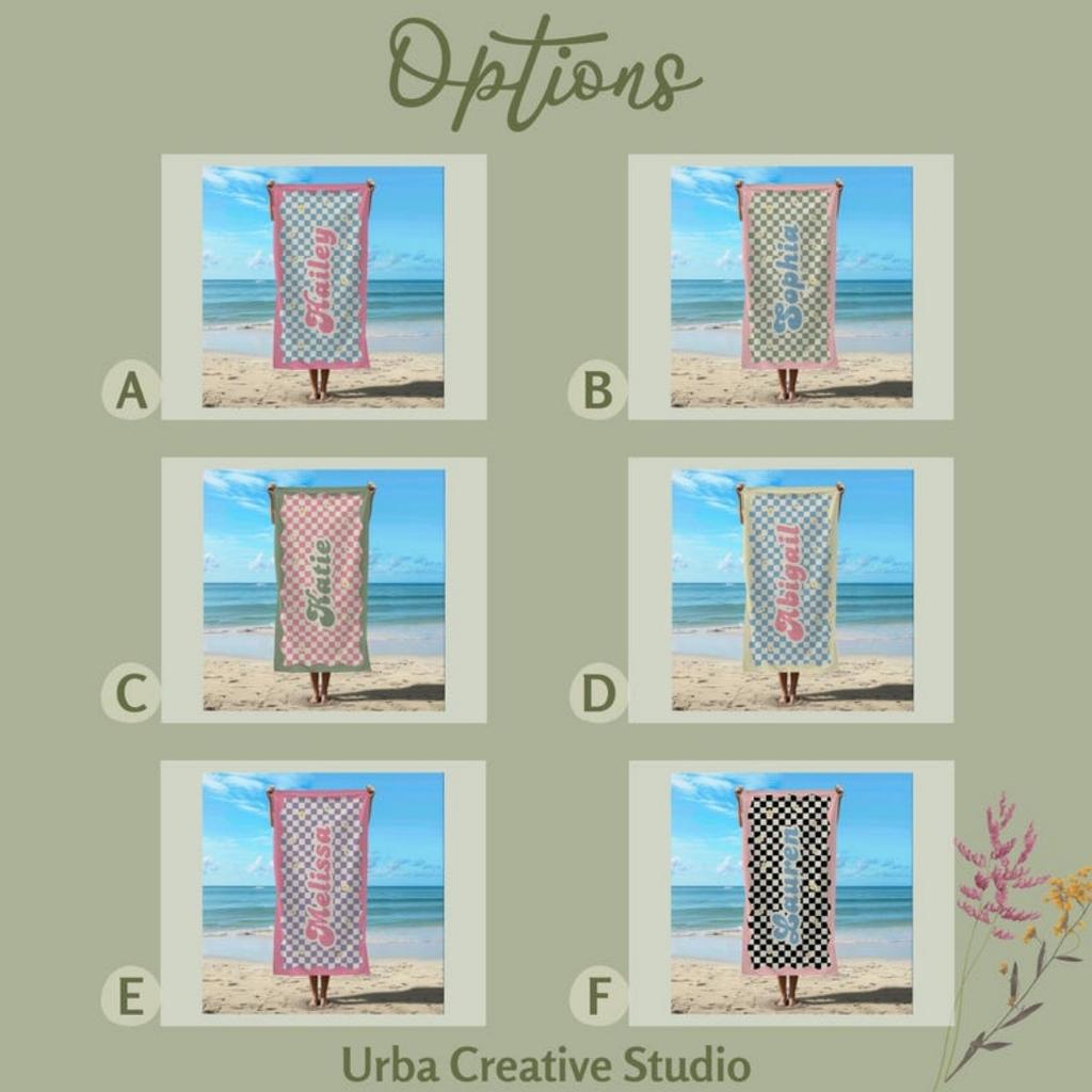 Custom Name Beach Towels Microfiber Towel Anti-Sand Quick-Drying Bath Towel Personalized For Birthday Gifts Holiday Travel Swim