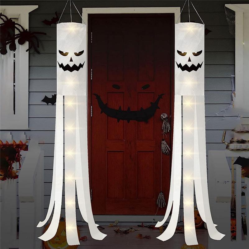Halloween Wind Tube Flag Outdoor Ghost Festival Ghost Flag Horror Festival Flag Wind Sock