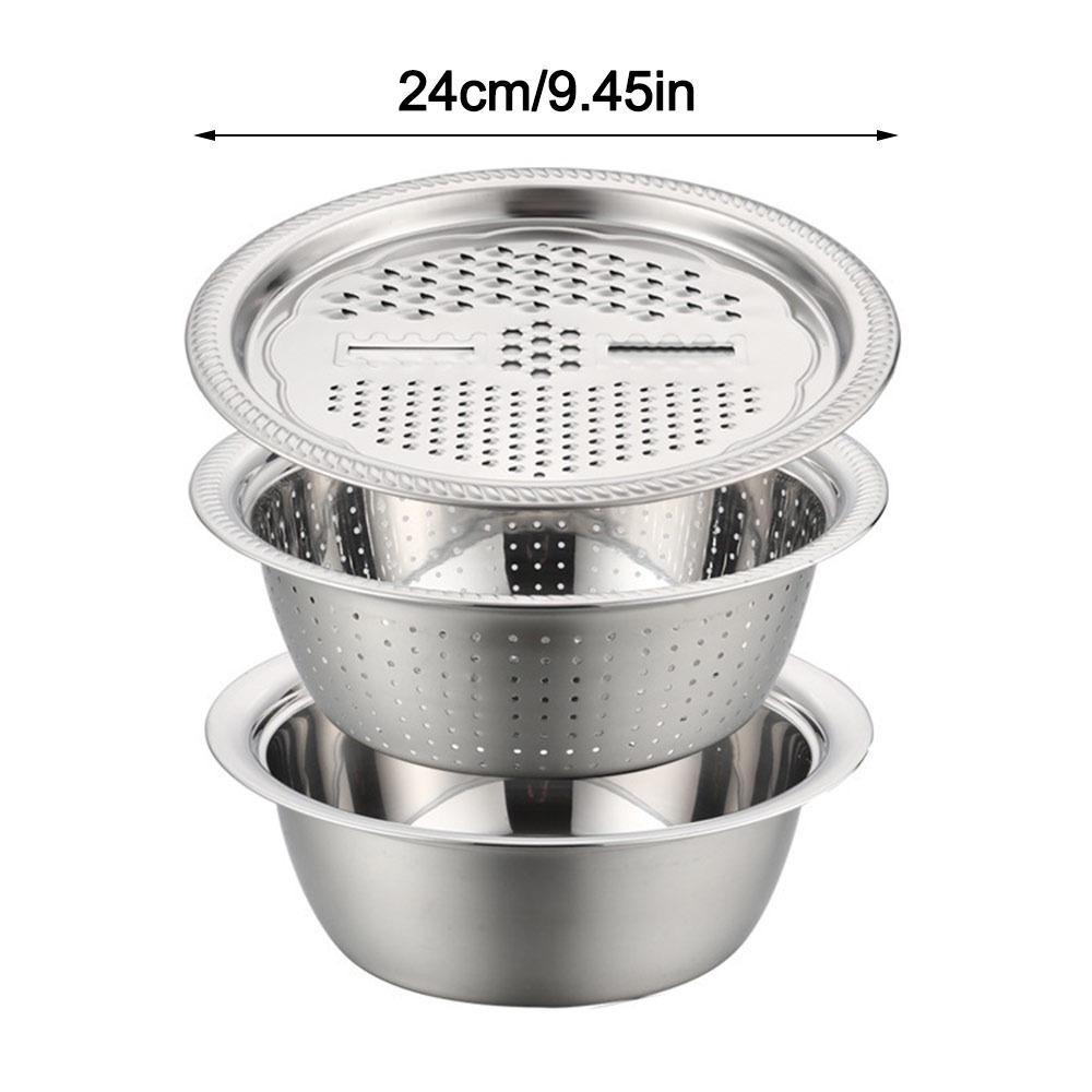 

Multifunctional Vegetable Slicer 3in1 Potato Slicer New Potato Grater 24cm