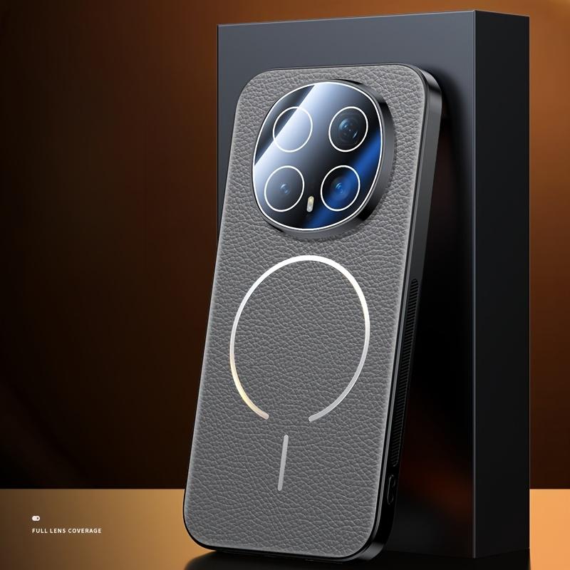 High-End Luxus Leder mit Litschi-Textur für Magsafe Hülle für Honor Magic 8 Pro 8 Magnetisches kabelloses Laden Kameraschutz Stoßfeste Hülle Funda