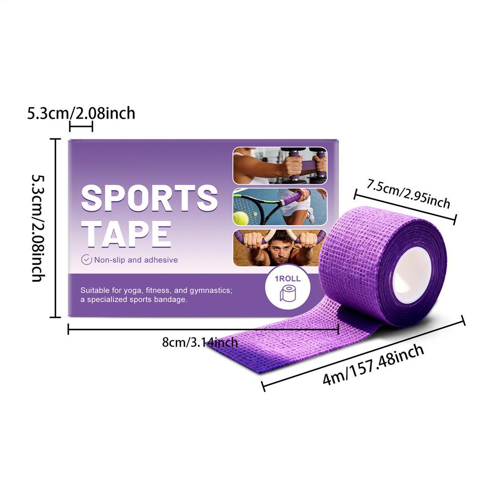 Tennis Racket Grip Tape Non-Slip Adhesive Tennis Racket Badminton Grip Tape Anti Slip Tape  for Hockey Baseball Bat Handlebars