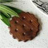 1 Stück Kreativer Keksförmiger Untersetzer Kekse Untersetzer Einzigartige Wohnkultur Geschenk für Kaffeeliebhaber,Tischunterlage Untersetzer für Wohnkultur