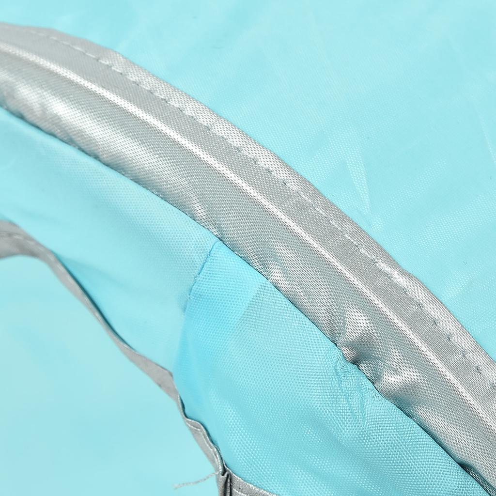 120cm Folding Cat Crinkle Tunnel Play Toy with Ball and Hole Kitten Cat Toy Blue