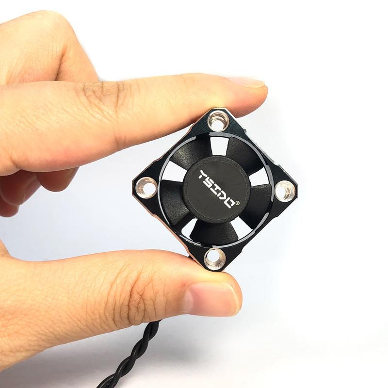 YSIDO 25000RPM Metal Cooling Fan Heat Dissipation for Wltoys Traxxas Hobbywing 1/10 1/12 3650 540 550 3660 Motor RC Car