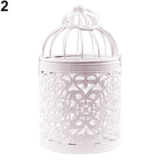 Antique Moroccan Style Lantern Hollow Candle Holder Stand Wedding Romantic Decor