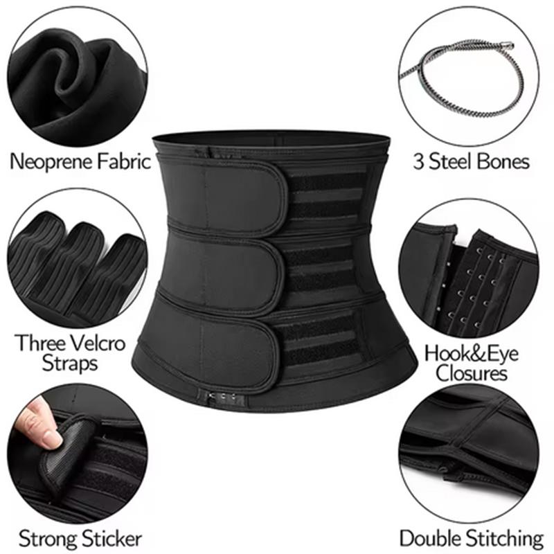 Mens Waist Trainer Corset Slimming Belt Tummy Control Sauna Sweat Girdle Workout Fat Burner Body Shaper Fitness