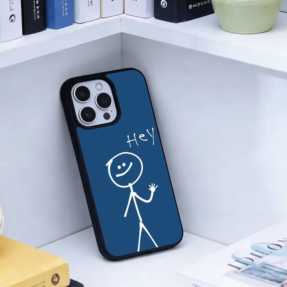 Funny Middle Finger Cute  Phone Case For iPhone 17,16,15,14,13,Pro,Max,Plus,Magnetic For Magsafe Wireless Charging