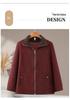 Stylish Windbreaker Jacket for Plus-Size Moms - Spring & Autumn Collection
