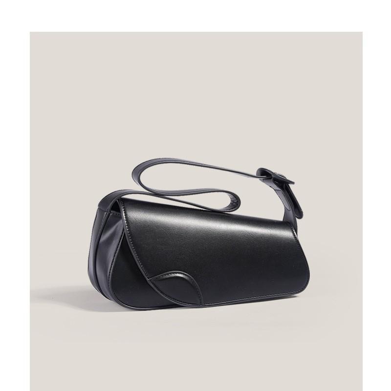 

French Stick Bag Women 2025 New Online Celebrity Same Model High-end One-shoulder Women s Niche Design Irregular Underarm чёрный