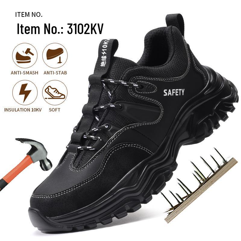 Men's Winter Steel Toe Safety Work Shoes: Anti-Smash, Anti-Puncture, Comfortable