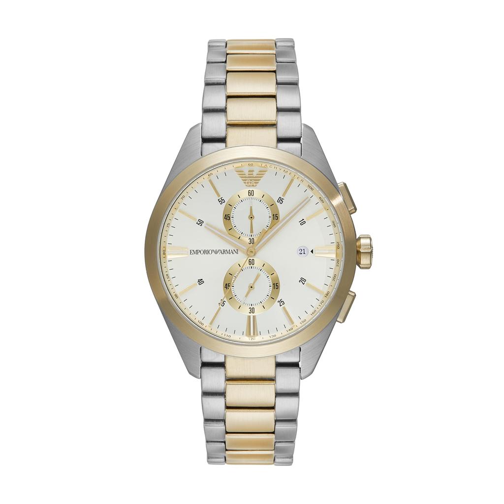 Hodinky AR11605 Silver Gold [Emporio Armani] Pánské &