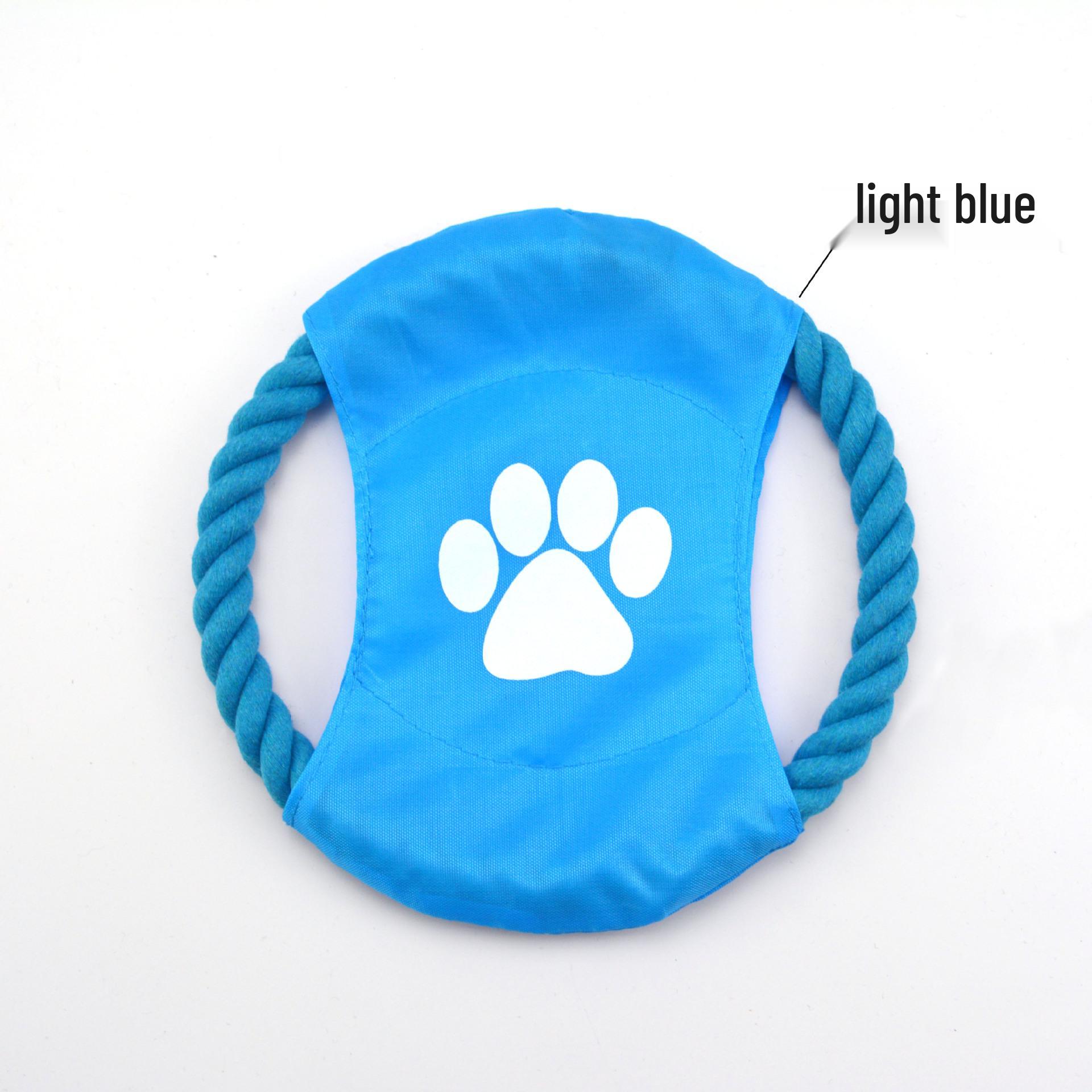 

New Pet Cotton Rope Flying Disc: Special Dog Training & Teething Toy