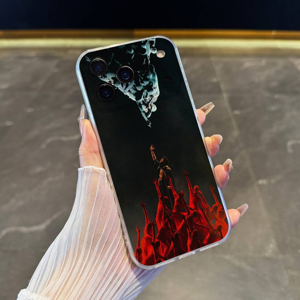 The W-Weeknd XO Phone Case For iPhone 17,16,15,14,13,12,11 Pro,Max,Plus,X,XS,XR,SE4,E Mini Transparent Soft Cover