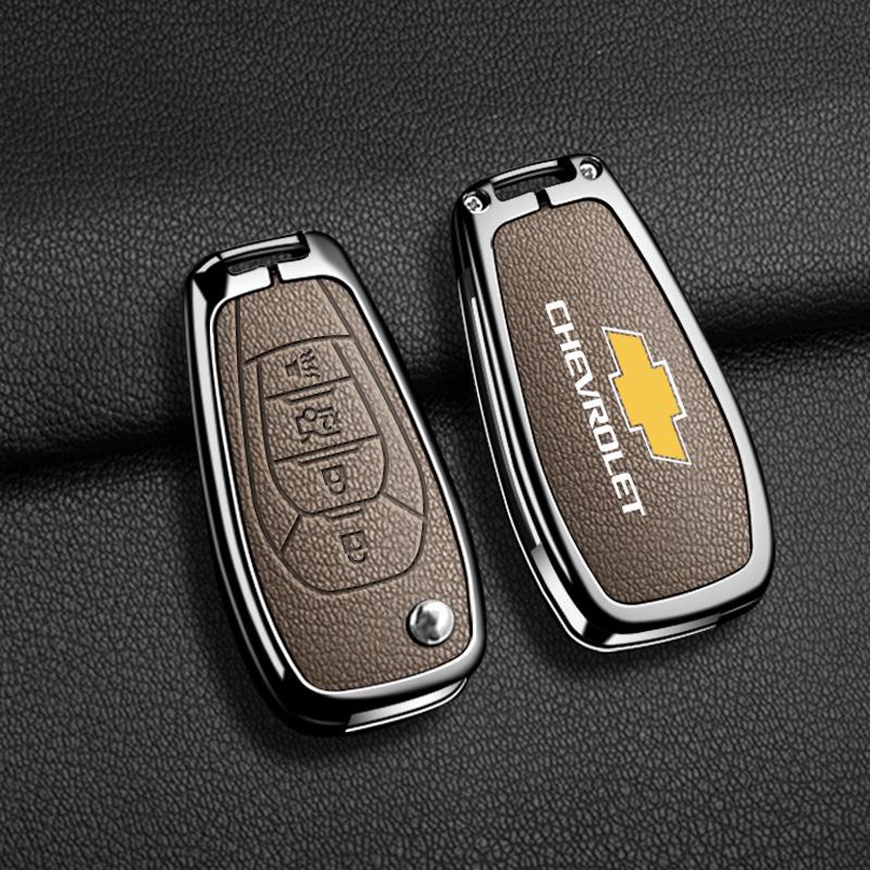 Compatible Chevrolet Key Case for Malibu, Cruze, Trax, Cavalier, S-Cross, and K5. Box Packaging
