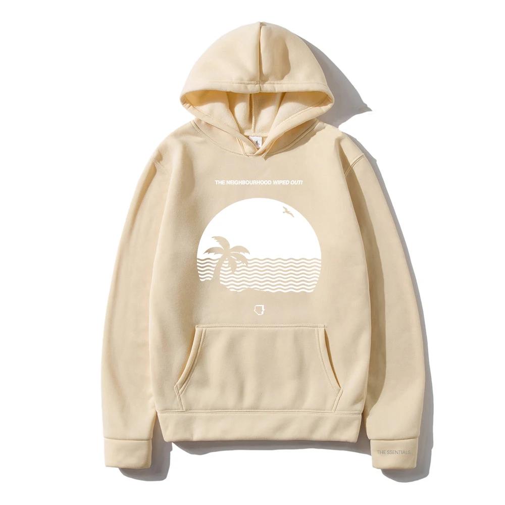 Wiped Out Hoodie Men Aesthetic Graphic Streetwear T-The N-Neighbourhood Hoodies Unisex Autumn Winter Vintage Hooded Sweatshirts